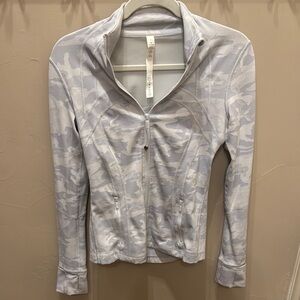 Lululemon Athletica Light Gray Zip-Up Jacket
